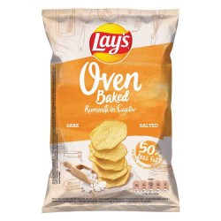 Chipsuri Lay's Baked din Cartofi cu Sare Rumeniti in Cuptor, 125 g Chipsuri Lay's Baked din Cartofi cu Sare Rumeniti in Cuptor, 125 g