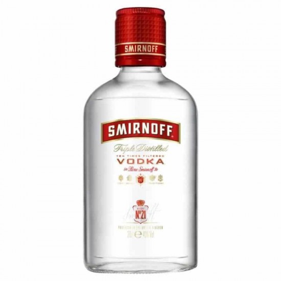 Vodca Smirnoff Red, 37.5% Alcool, 200 ml
