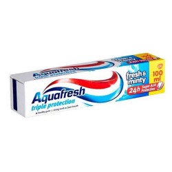 Pasta de Dinti Aquafresh cu Tripla Protectie Fresh Minty, 100 ml Pasta de Dinti Aquafresh cu Tripla Protectie Fresh Minty, 100 ml