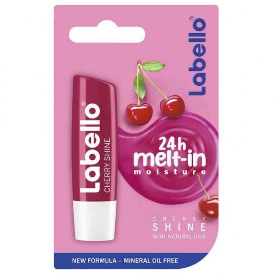 Balsam pentru Buze Labello Cherry Shine Lips, 4,8 g