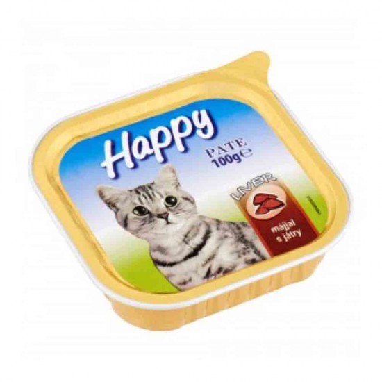 Hrana pentru Pisici Happy, Ficat, 100 g