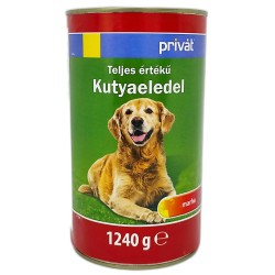 Conserva pentru Caini Privat, Carne de Vita, 1240 g