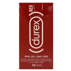 Prezervative Durex Red Clasic, 10 Buc