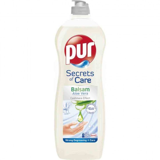 Detergent de Vase Pur Secrets of Care Balsam Aloe Vera, 750 ml