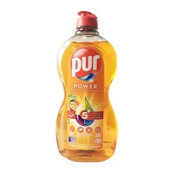 Detergent de Vase Pur Power Portocale si Fructul Pasiunii, 450 ml