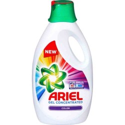 Detergent Lichid Ariel Gel Concentrated Color, 40 Spalari, 2.2 L