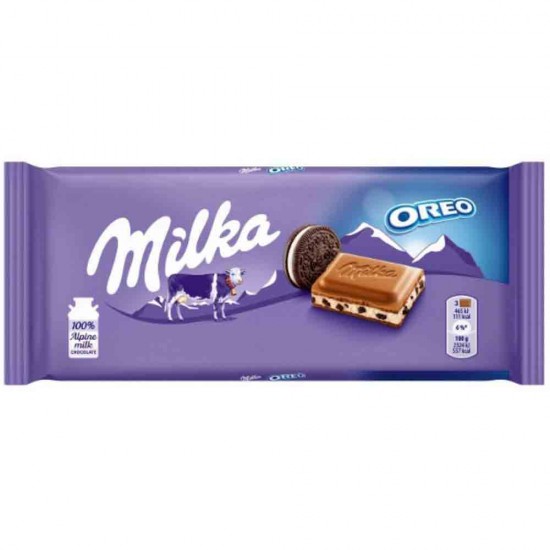 Ciocolata Milka cu Oreo, 100 g