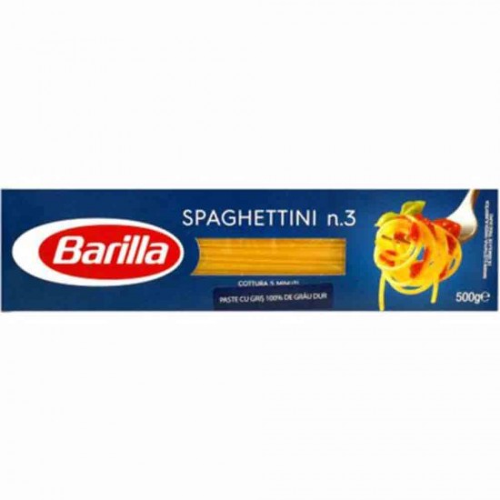 Paste Lungi Spaghettini n3 Barilla, 500 g