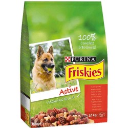Hrana Uscata pentru Caini Friskies Active, Vita, 10 Kg