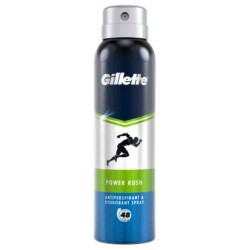 Deodorant Spray Gillette Power Rush 48h, 150 ml