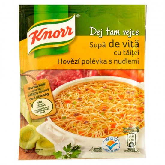 Supa Instant Knorr de Vita cu Taitei, 101 g