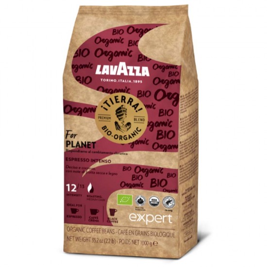 Cafea Boabe Lavazza Tierra Bio Intenso Expert, 1 kg, 6 Buc/Bax