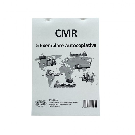 CMR International A4, 5 Ex, 25 Seturi/Carnet, Scrisoare de Transport sau Formular Marfa, Formular Marfa, CMR Transport, CMR pentru Transport, CMR de Transport, Scrisoare CMR Transport, Scrisoare CMR pentru Transport, CMR Aviz, CMR Blank