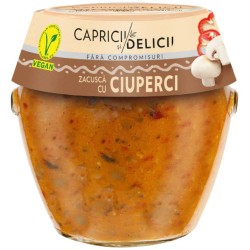 Zacusca cu Ciuperci Capricii si Delicii, 550 g