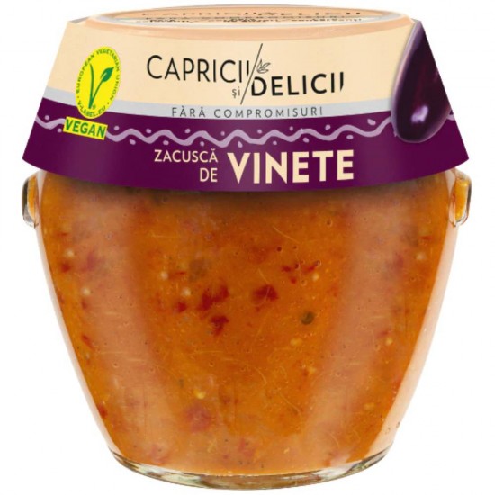 Zacusca de Vinete Capricii si Delicii, 550 g