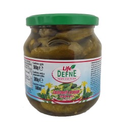 Castraveti Cornison Defne Intregi in Otet, 1-4 cm, 500 ml