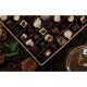 Praline Mieszko Cherrissimo Classic cu Ciocolata Neagra si Visine in Alcool in Cutie Metalica, 185 g