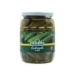Castraveti Murati in Otet Naturavit, 6-9 cm, 720 ml Castraveti Murati in Otet Naturavit, 6-9 cm, 720 ml