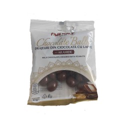 Drajeuri Free Time din Ciocolata cu Lapte si Arahide, 80 g