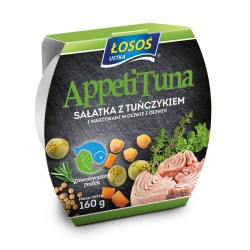 Salata Mediteraneana de Ton Losos cu Legume si Ulei de Masline, 160 g