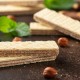 Napolitane Feiny Biscuits Cubus Wafers cu Alune, 125 g