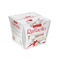 Praline Raffaello Crocante cu Nuca de Cocos si Migdale, 150 g Praline Raffaello Crocante cu Nuca de Cocos si Migdale, 150 g
