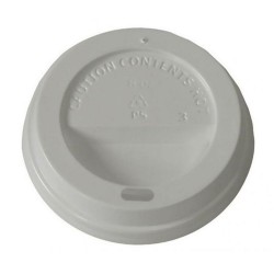 Capace Albe din Plastic pentru Pahare de Carton, Dimensiune 7 OZ, 100 Buc/Bax - Ideale pentru Bauturi Calde Capace Albe din Plastic pentru Pahare de Carton, Dimensiune 7 OZ, 100 Buc/Bax - Ideale pentru Bauturi Calde