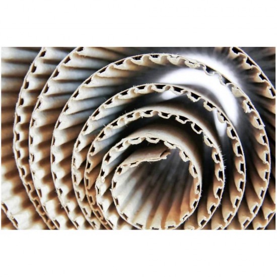 Rola din Carton Ondulat CO2, Premium, 1,20 m Latime, Lungime Rola 40 m, Grosime Carton 300 g/m², 48 m²/Buc