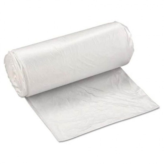 Saci Menajeri, Hdpe, Super Rezistenti, in Rola, Capacitate 80 l, 50 Buc/Rola, Culoare Alb Mat