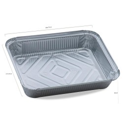 Forma de Copt, Material Aluminiu, Dimensiuni 22.7x17.7x3 cm, Model 729 L, 100 Buc/Set