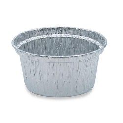 Forma de Copt Rotunda, Material Aluminiu, Dimensiuni 7.5x4 cm, Model S-175, 100 Buc/Set Forma de Copt Rotunda, Material Aluminiu, Dimensiuni 7.5x4 cm, Model S-175, 100 Buc/Set
