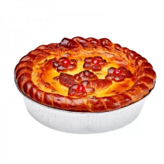 Forma de Copt Rotunda, Material Aluminiu, Dimensiuni 18.5x3.7 cm, Model S-804, 100 Buc/Set