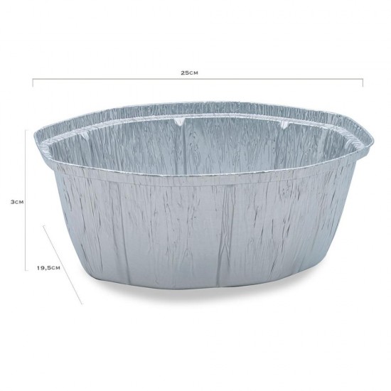 Forma de Copt Material Aluminiu, Dimensiuni 25x19.5x3 cm, Model S-P24, 100 Buc/Set