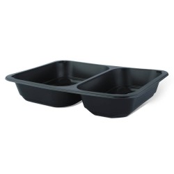 Set 300 Caserole Termosudabile din PP pentru Catering, Culoare Negre, Dimensiune 227x178x50 mm, 2 Compartimente Set 300 Caserole Termosudabile din PP pentru Catering, Culoare Negre, Dimensiune 227x178x50 mm, 2 Compartimente