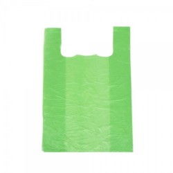 Set 50 de Pungi Biodegradabile Verzi, Dimensiune 30x20x60 cm, Grosime 23 MIC Set 50 de Pungi Biodegradabile Verzi, Dimensiune 30x20x60 cm, Grosime 23 MIC