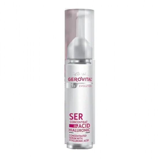 Ser Gerovital H3 Evolution cu Acid Hialuronic Concentratie 6%, 10 ml