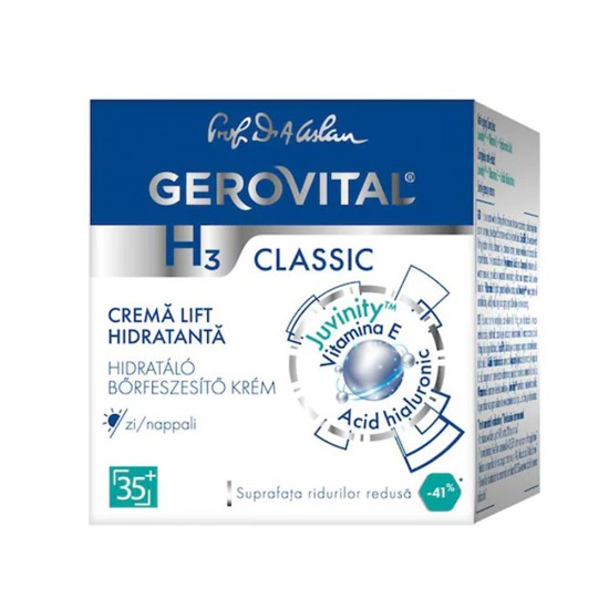 Crema Gerovital H3 Classic Lift Hidratanta de Zi, 50 ml
