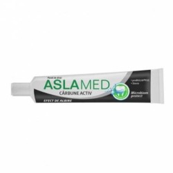 Pasta de Dinti AslaMed din Carbune Activ, 75 ml Pasta de Dinti AslaMed din Carbune Activ, 75 ml