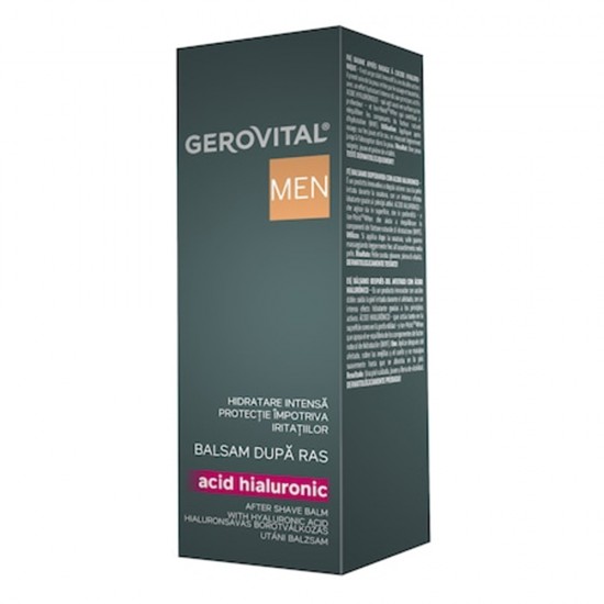 Balsam Dupa Ras Gerovital Men cu Acid Hialuronic, 100 ml