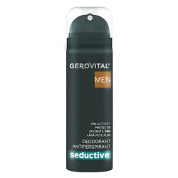 Deodorant Antiperspirant Gerovital Men Seductive, 150 ml Deodorant Antiperspirant Gerovital Men Seductive, 150 ml