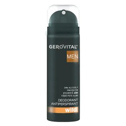 Deodorant Antiperspirant Gerovital Men Wild, 150 ml Deodorant Antiperspirant Gerovital Men Wild, 150 ml
