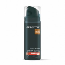 Spuma de Dus Gerovital Men Energy, 200 ml Spuma de Dus Gerovital Men Energy, 200 ml