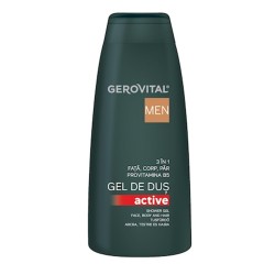 Gel de Dus Gerovital Men Active 3 in 1, 400 ml Gel de Dus Gerovital Men Active 3 in 1, 400 ml
