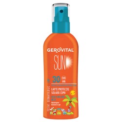 Lapte Protectie Solara pentru Copii Gerovital Sun SPF 30, 150 ml