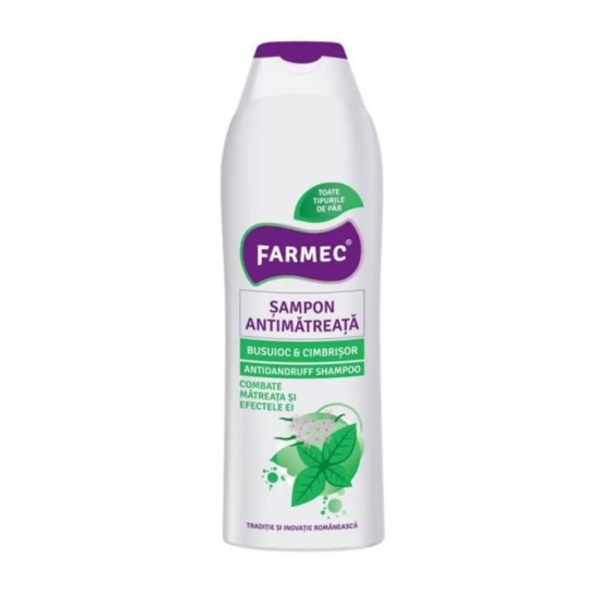 Sampon Farmec Antimatreata cu Busuioc si Cimbrisor, 400 ml