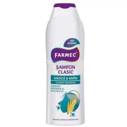 Sampon Farmec Clasic cu Urzica si Grau, 400 ml