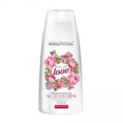 Gel de Dus Gerovital cu Extract de Bujor, Full of Love, 250 ml