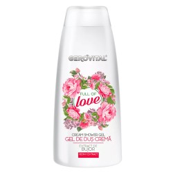Gel de Dus Gerovital cu Extract de Bujor, Full of Love, 750 ml