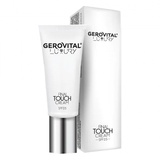 Crema Final Touch Gerovital Luxury, cu SPF 25, 30 ml