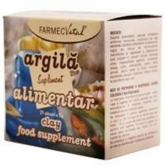 Pudra de Argila Aslavital pentru Tratamente Cosmetice, 21 Placuri/Pachet